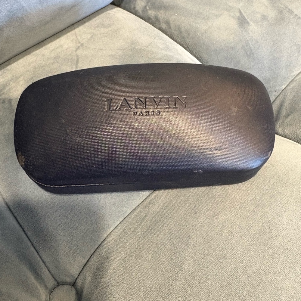 Lanvin Black Glasses Case - Picture 1 of 5